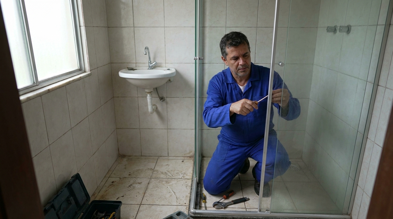 Troca de Roldanas e Trilhos em Vila Velha‑ES